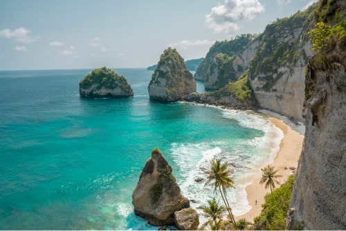 Beautiful beach in Bali