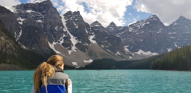 Moraine Lake in the Canadian Rockies