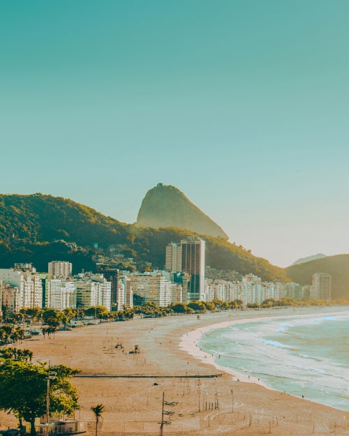 Copacabana beach in Rio